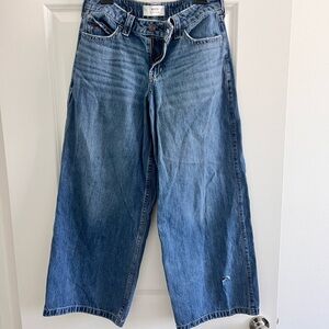Hollister Light Wash Low-Rise Baggy Jeans